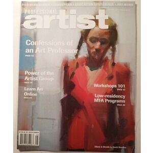 Professional Artist Magazine August September 2014 David Shevlino Art Workshops